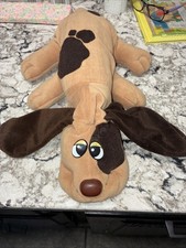 Vtg 1985 Brown Tonka Pound Puppy 18 In With Jacket