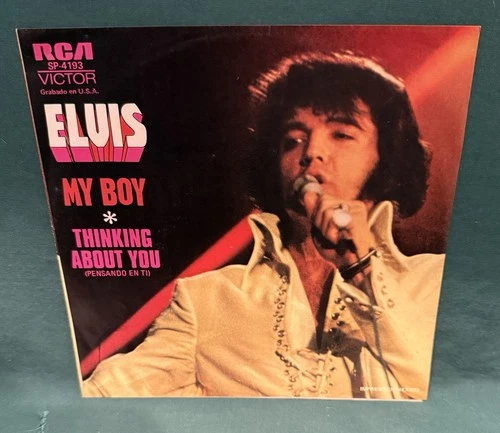 Elvis Presley RCA SP-4193 My Boy / Thinking About You 45 W/ Sleeve Mexico NM