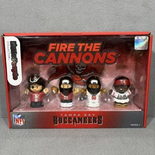 New Tampa Bay Buccaneers Fisher Price Little People Collector Set NFL Football