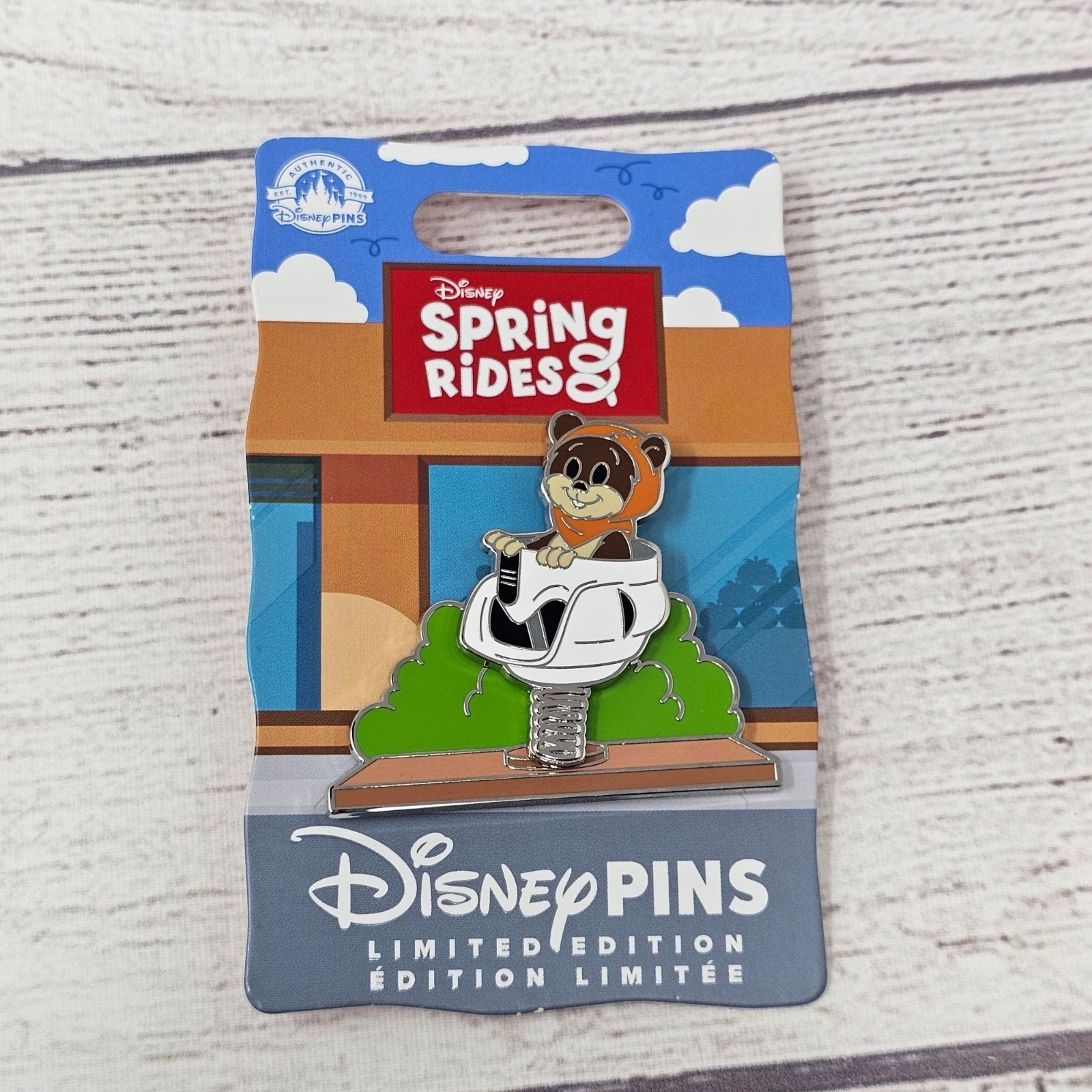 NEW! DISNEY SPRING RIDES PIN 2024 STAR WARS EWOK LE4000