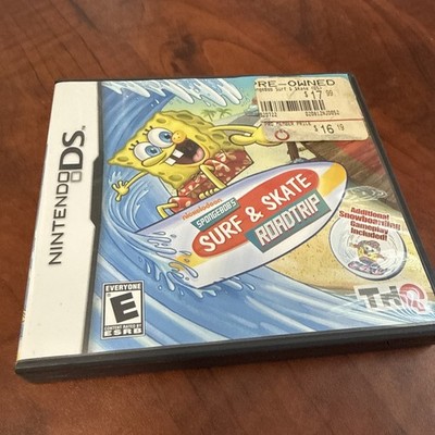 Spongebob's Surf & Skate Roadtrip  (Nintendo DS) CIB Complete with Manual Tested