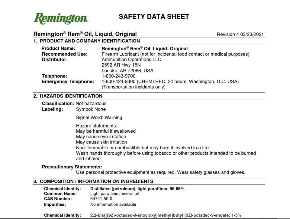 Remington Cleaning Cloth Rem Oil 10x10