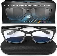 Stylish Blue Light Blocking Glasses for Women or Men - Ease Computer and Digi...
