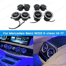 7colors Ambient Light LED Vent Front Rear For Mercedes Benz W222 S-Class 550 S63