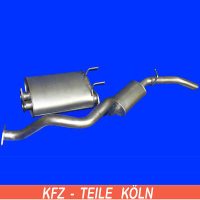 Ssangyong Musso - 3.2 2.9 TD MITTEL + ENDSCHALLDÄMPFER Auspuffanlage