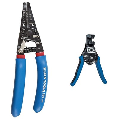 Klein Tools 11057 Wire Cutter/Wire Stripper and 11063W Automatic Wire Strippe