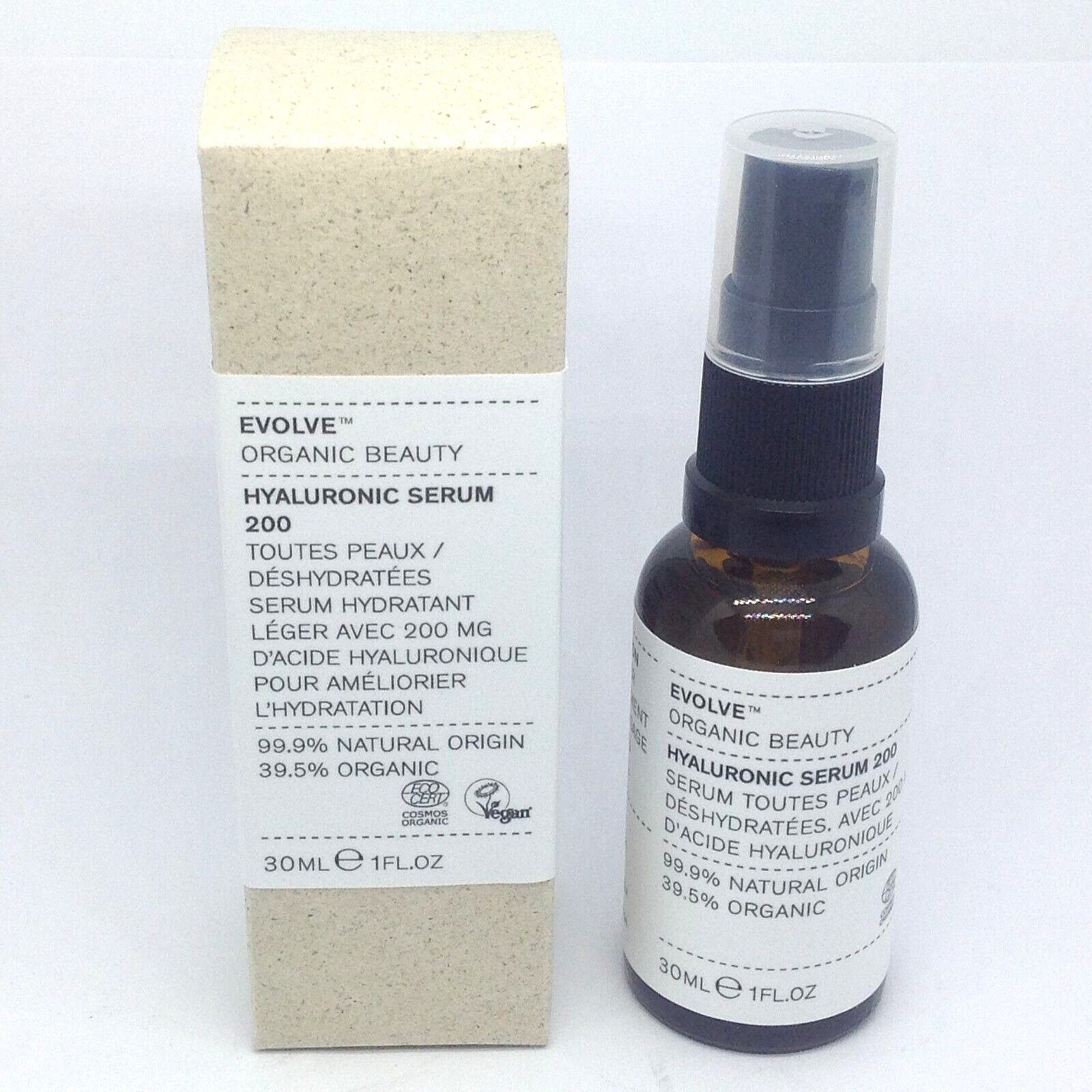 Sérum hyaluronique 200 Evolve élixir repulpant peau déshydratée 30 ml