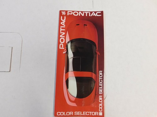 1995 PONTIAC COLOR SELECTOR  SALES BROCHURE  ALL MODELS  FIREBIRD 