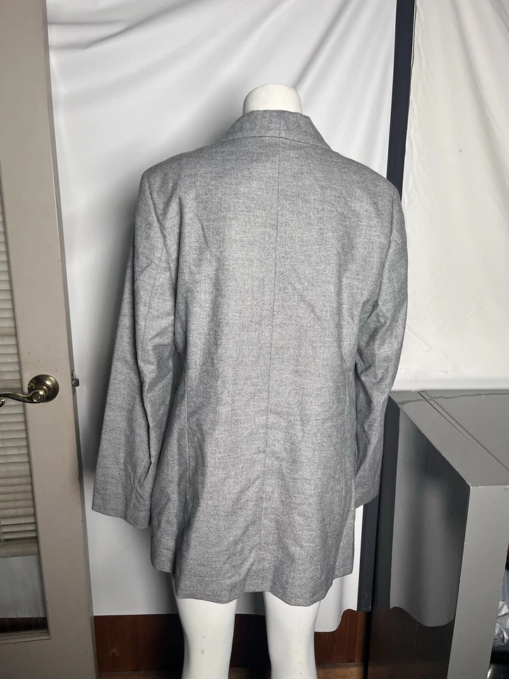 Blazer gris de lana polar gris EU 44 NUEVO CON ETIQUETAS Peserico para mujer Foto 2 de 4
