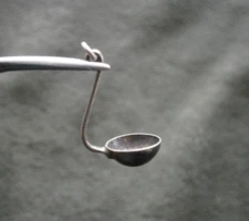 Ladle Serving Spoon Vintage Mexican Sterling Silver Charm Pendant