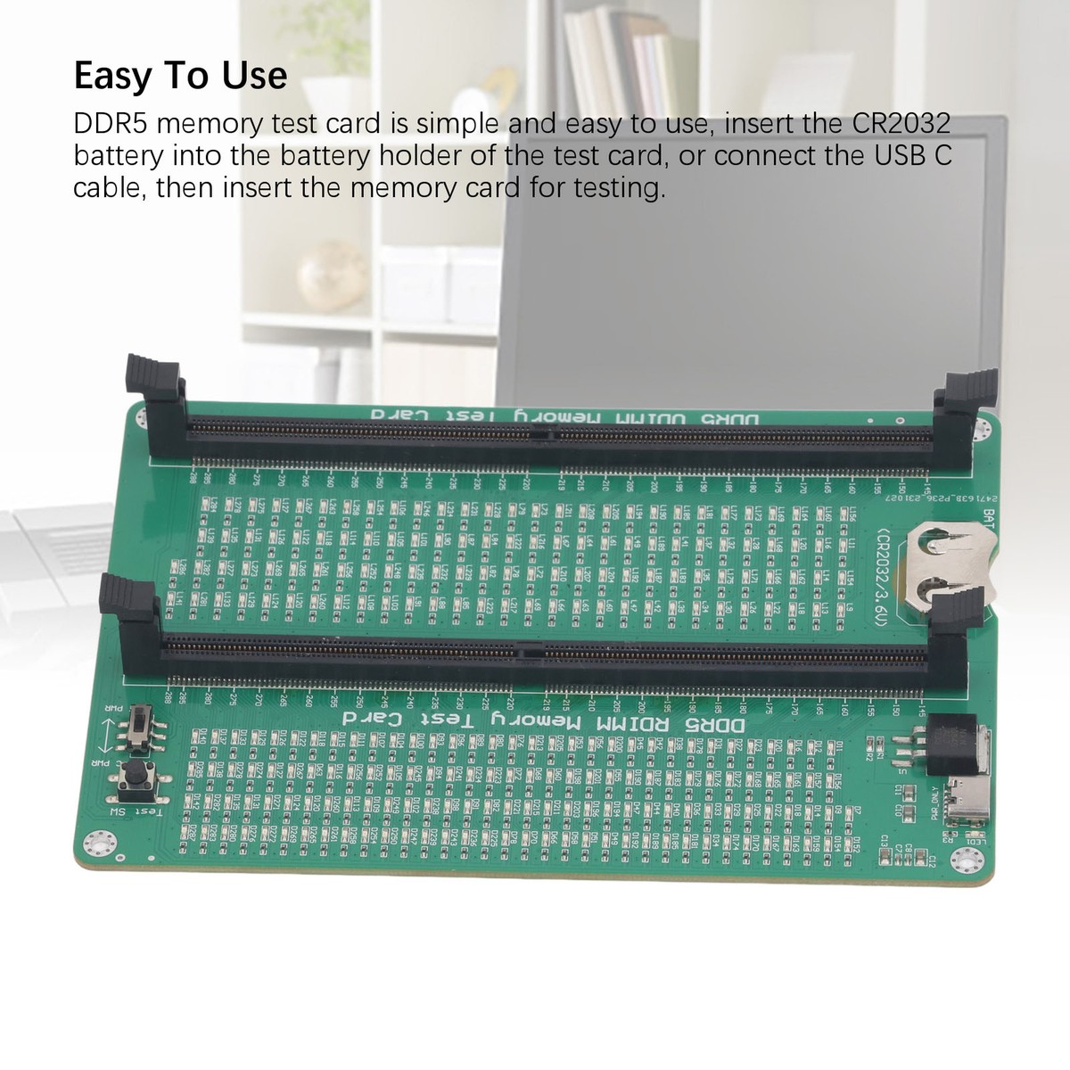 Testeur De Mémoire DDR5 Pour PC - Kit De Maintenance Pour Carte Mère, Neuf, Générique
