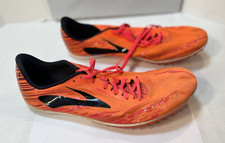 Zapatos para correr Brooks Mach 18 Orange Track Spikes velocidad neutral para hombre talla 14