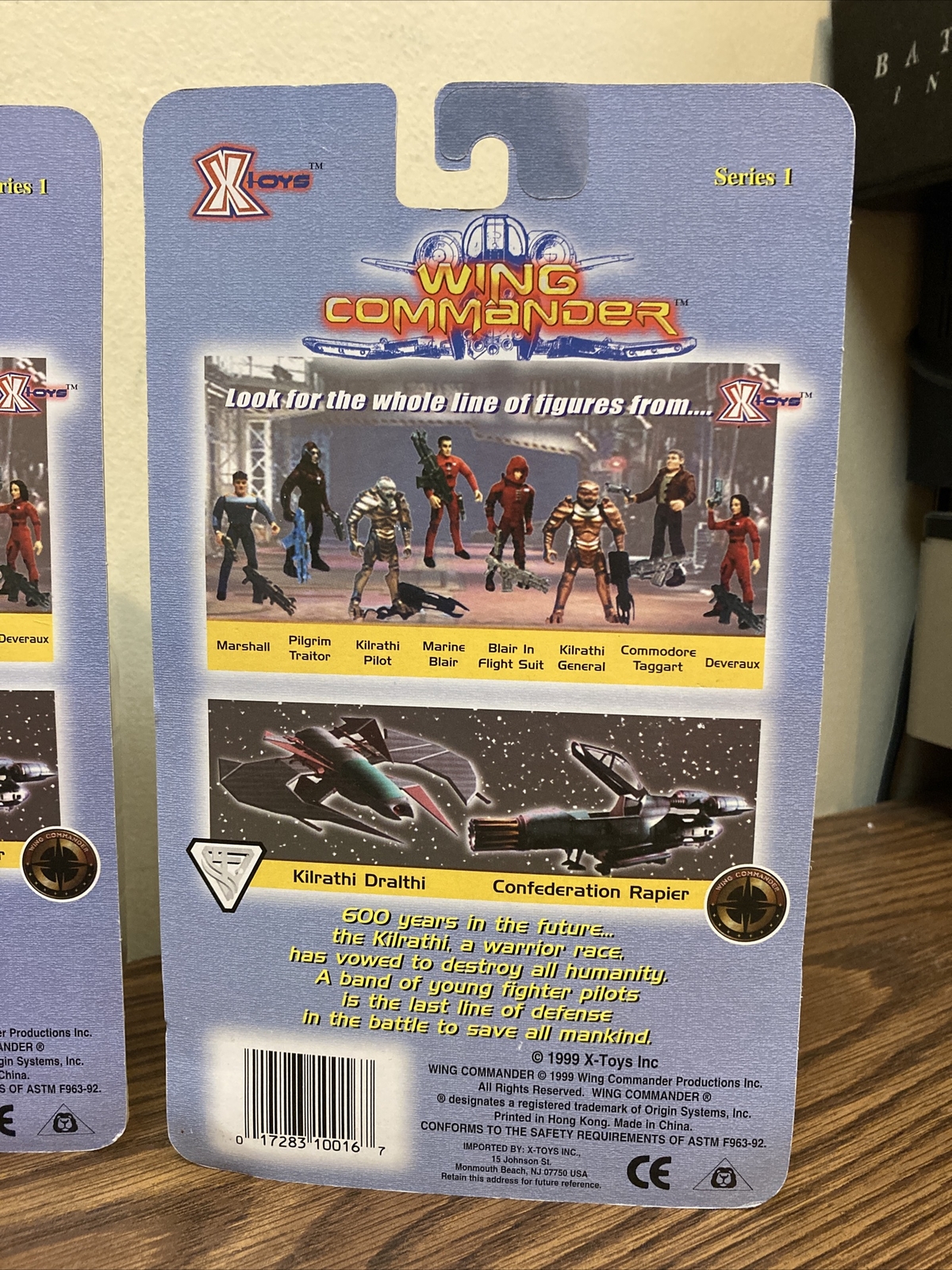 X-Toys 1999 Wing Commander Series 1 Action Figure NIB Sealed Lot Of 5 - Picture 12 of 12