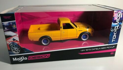 Datsun 620 Pick-Up Tokyo Mod Scale 1:24 Diecast Collectable Vehicle - Photo 1/8