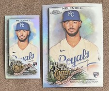 M.J. Melendez 2022 Topps Allen & Ginter Chrome Rookie Refractor Lot #264 Royals