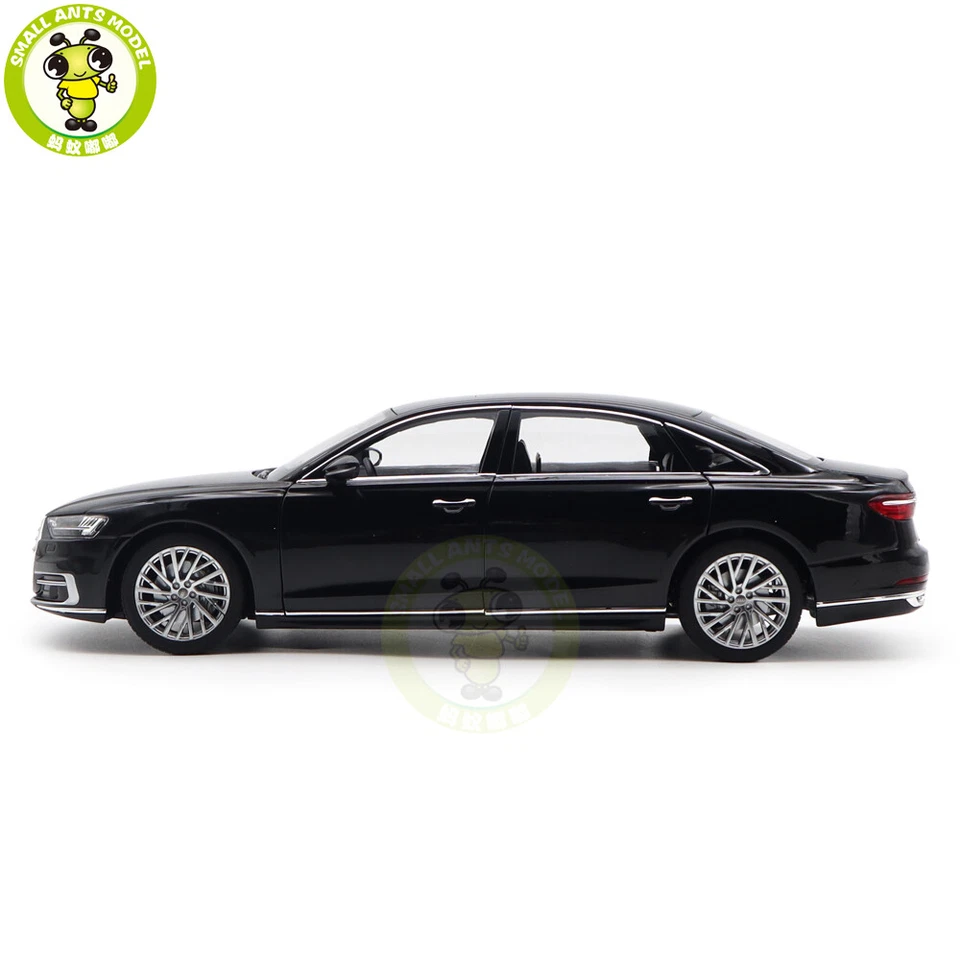 1/18 Audi A8 A8L 2017 Norev 188367 negro diecast modelo coche regalos para amigos Foto 2 de 4