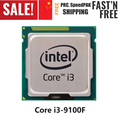 Intel Core i3-9100F CPU Quard Core 4Threads 3.6GHz Socket LGA 1151 CPU Processor