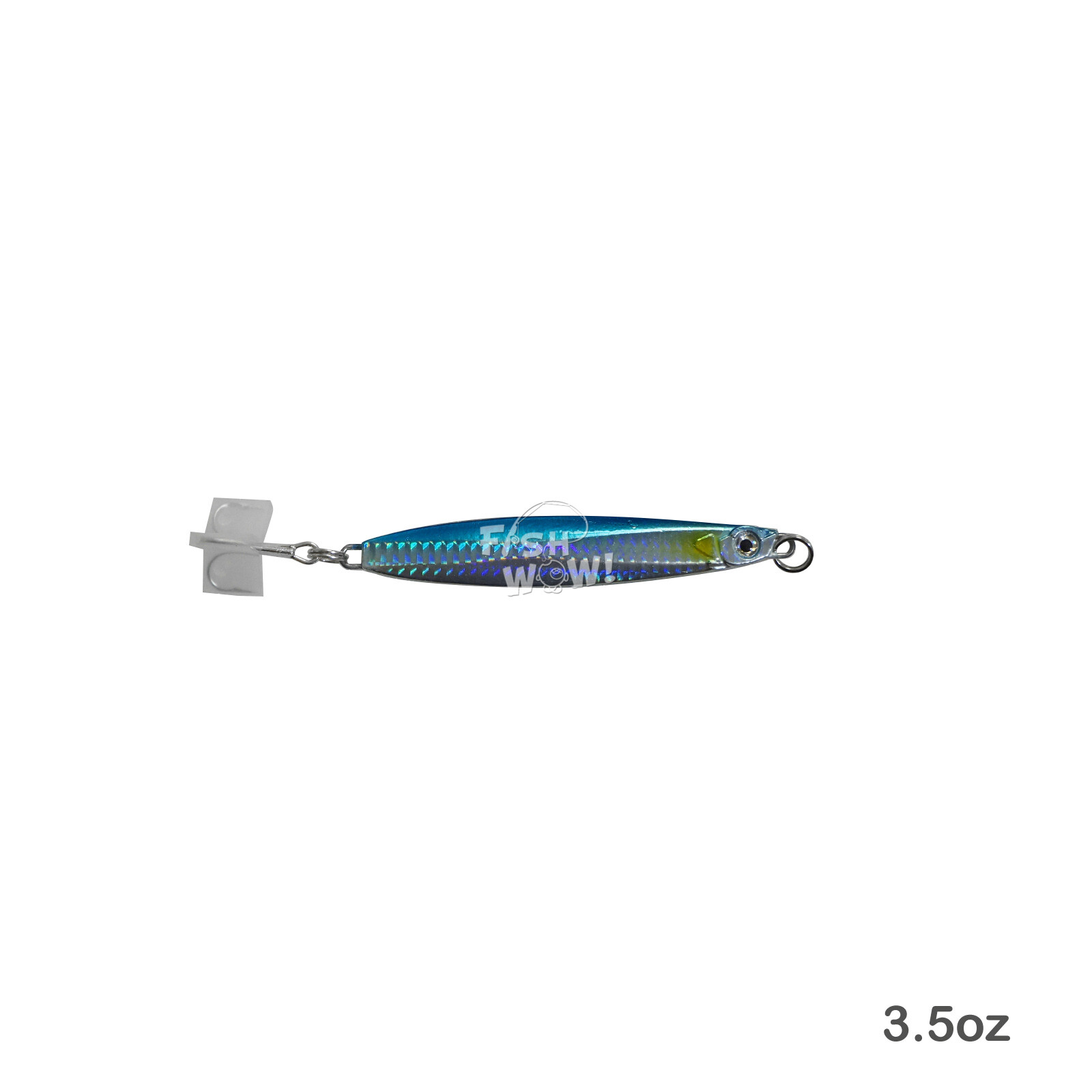 20pcs 3.5oz Colt Sniper jig 100g Vertical jig 3561D-DT MUSTAD Hook Blue Silver - Image 7