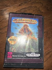 Caliber 50 (Sega Genesis, 1991) Authentic Game Cartridge & Case TESTED 