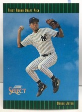 Derek Jeter 1993 Score Select Rookie Card RC #360 - NEW YORK NY YANKEES