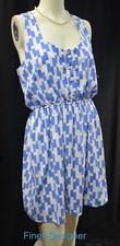 Anthropologie Bird Cage tank dress sleeveless knee dress sundress Junir SZ L NEW