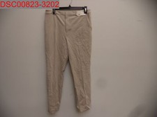 Stain, Uniqlo Women's Beige 2-Way Stretch Ezy Ankle Pants, Size L 2000138393225