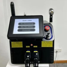 Diode Laser 755/1064nm 808nm Machine Skin Picosecond Freezing Point Pain Free