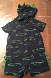 carters dinosaur romper