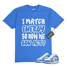 1 Low Legend Blue White T Shirt to Match MATCH