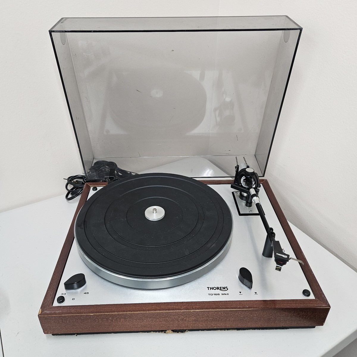 Thorens TD 166 MKII Turntable With Ortofon M15 Cartridge (Needs