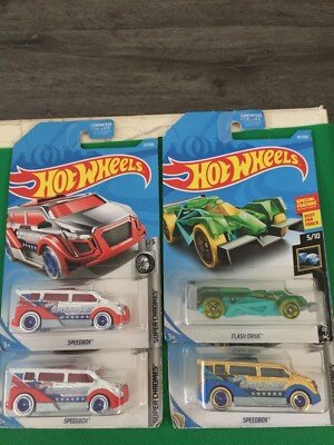 2020 Hot Wheels Speedbox Super Chromes 3/5 YOU GET ALL 4 CARS B195
