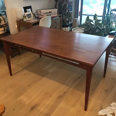 Vintage Mid Century Teak Dining Table Absolute Bargain Vintage Mid Century Teak Dining Table