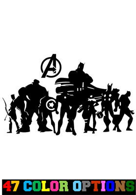 Marvel Comics Avengers Hulk Decal Vinyl Truck Car Sticker