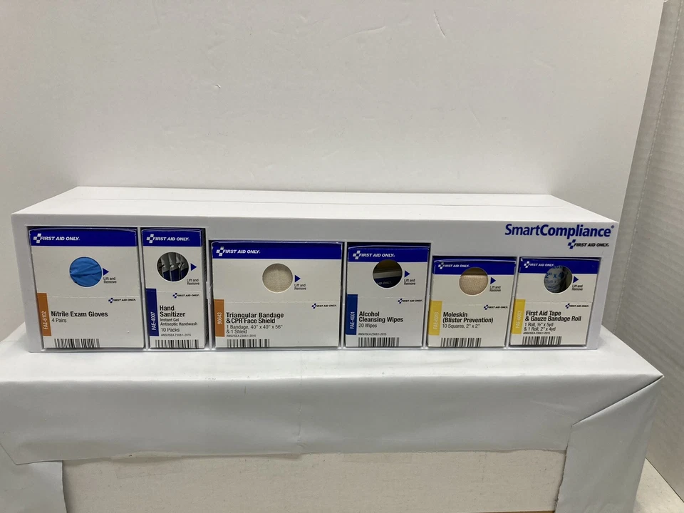 SmartCompliance First Aid Only, 22 first aid-wipes, bandages, compress, burn,ect - Image 3 of 4