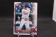 Nate Furman #BD-182 2022 Bowman Draft  Cleveland Guardians