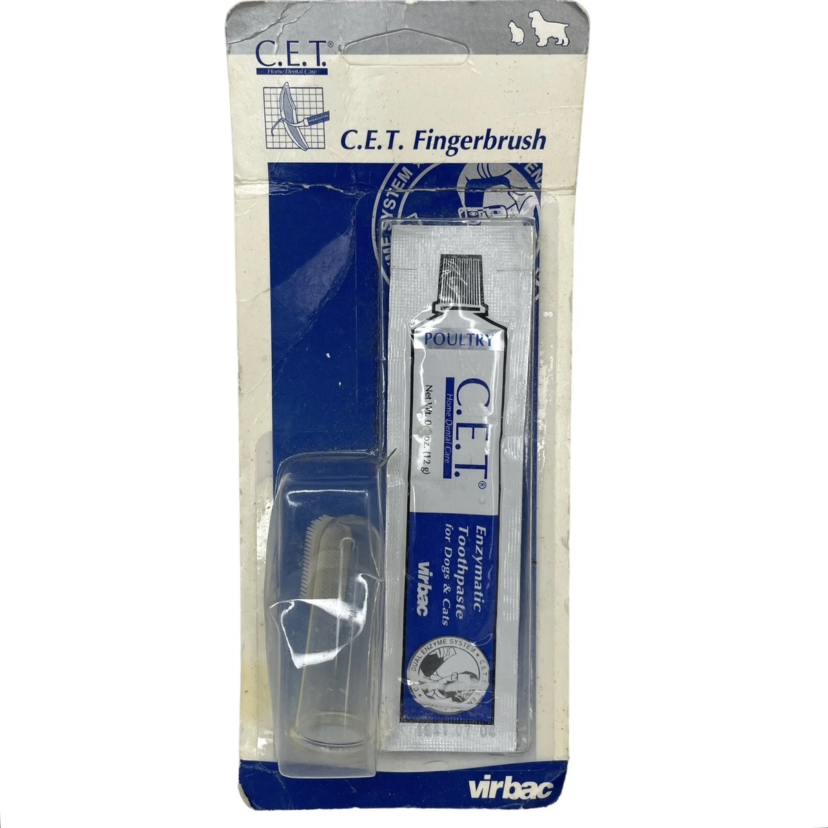 Dogs Cats C.E.T Enzymatic Fingerbrush Toothpaste Sample Kit