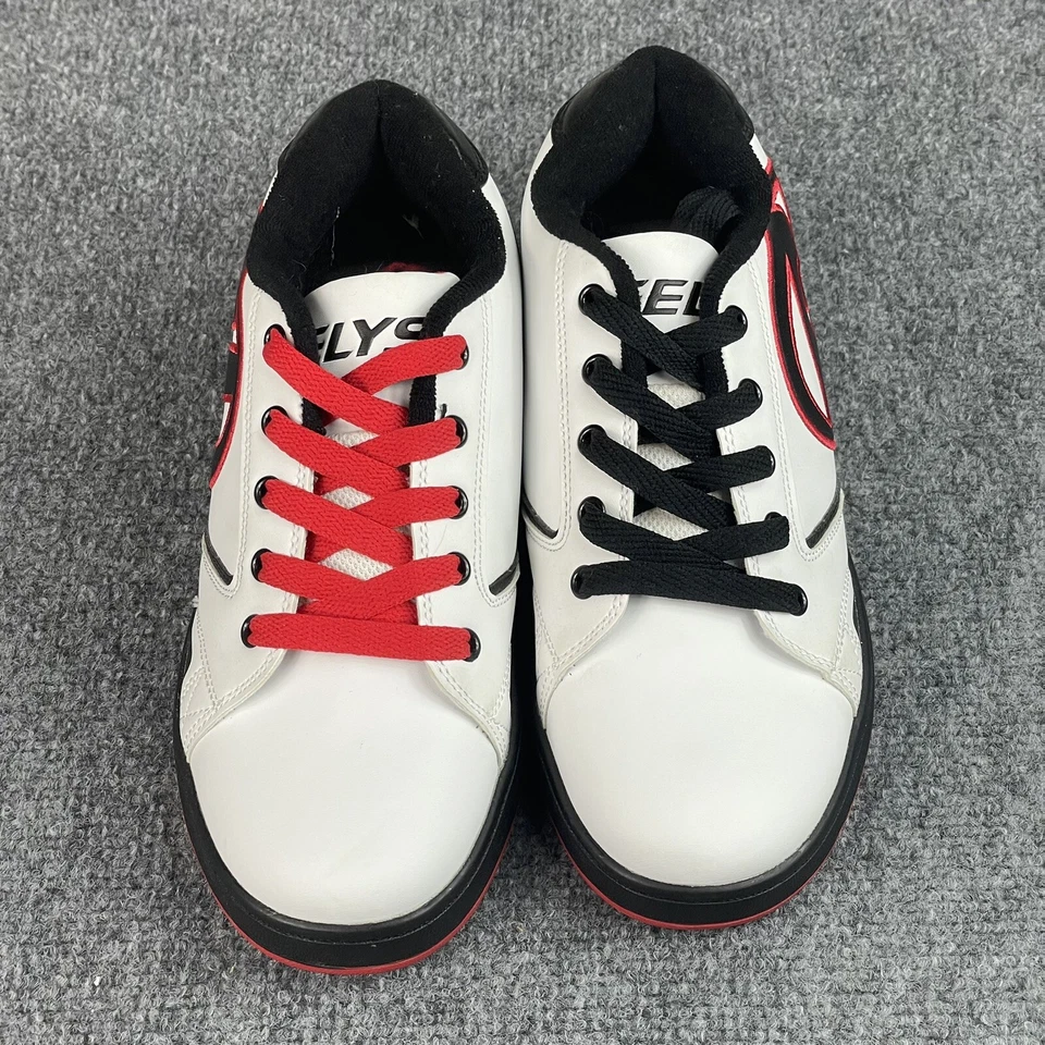 Heelys Propel 2.0 Wheeled Skate Shoes Youth 6 Black White Lace Up  Low Top Kids - Image 2 of 4