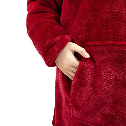 Blanket Sweatshirt oversized Fleece Hoodie Sweatshirt Blanket, Hooded RRP £27.99 image 4