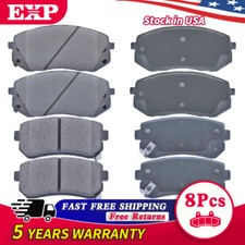 Front Rear Ceramic Brake Pads For 2011 - 2016 Hyundai Tucson, Kia Sportage