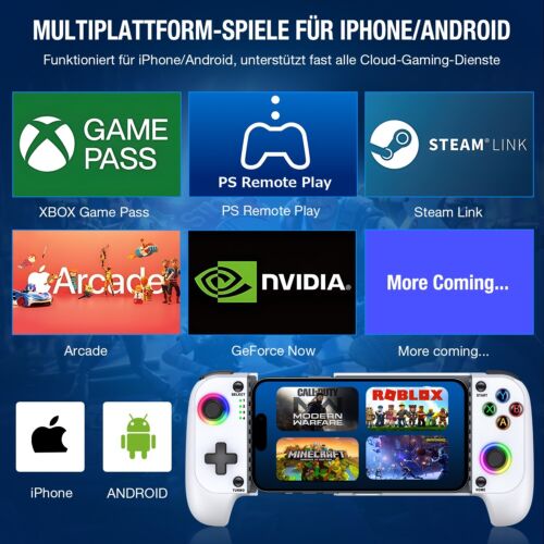 für iOS Handy Controller für iPhone/Android,Smartphone Mobile Gaming Controller - Bild 2 von 8
