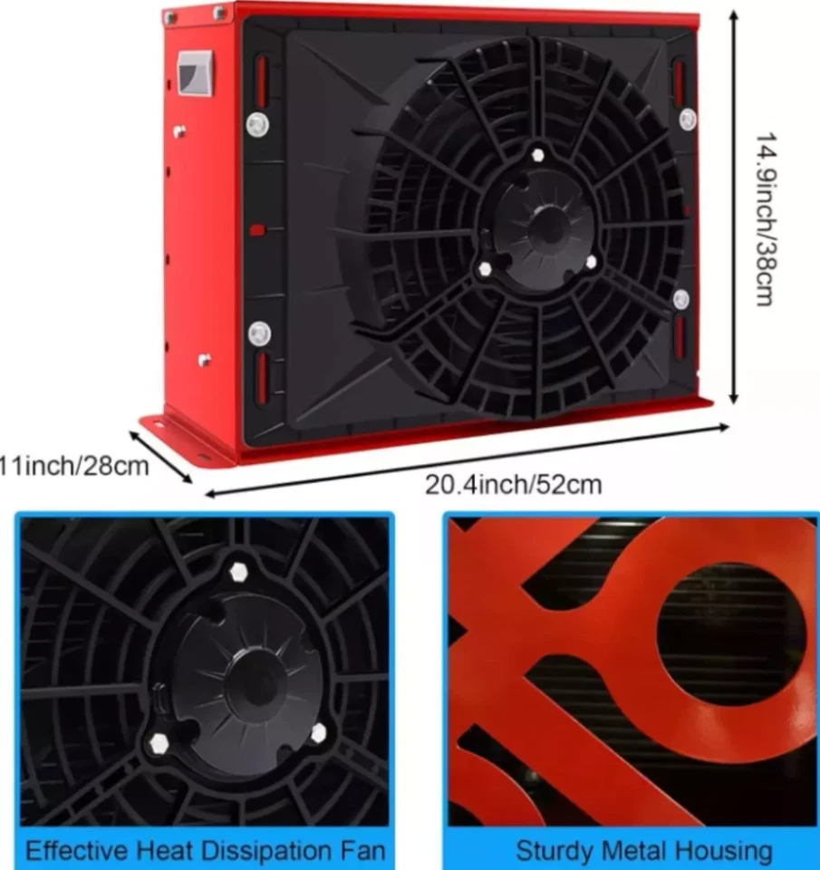 11000BTU Truck Cab Air Conditioner Split AC 12V for Semi Trucks Bus RV Caravan Foto 2 de 4