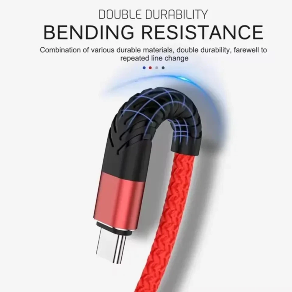 USB C auf USB C Schnellladekabel Ladekabel 1m 2m 3m Kabel 60W für Samsung Xiaomi - Bild 3 von 4