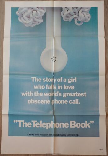 TELEPHONE BOOK - Original One Sheet Movie Poster - Sexploitation XXX - Picture 1 of 3
