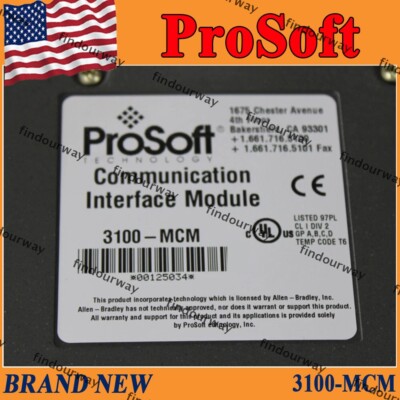 Factory Sealed 3100-MCM ProSoft Communication Interface Module Free Shipping AB
