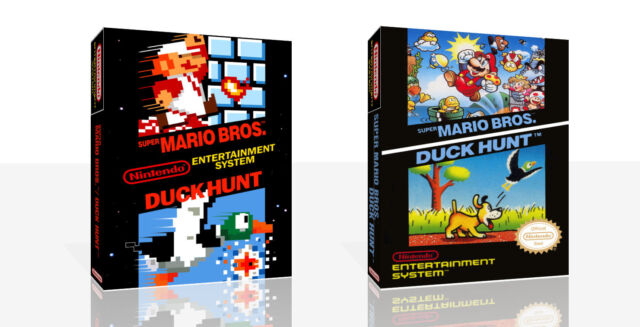 - Super Mario Bros. Duck Hunt NES Spare Game Case Box + Cover Art Work Only