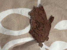 A piece of leather, used off a chair, old leather, leather