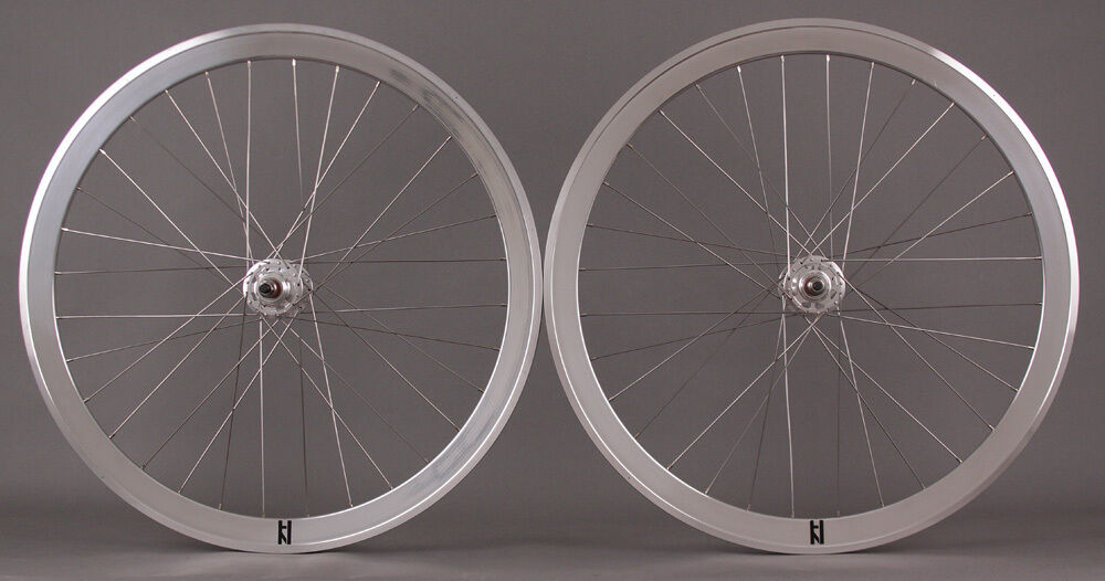 H Plus + Son SL42 Polished Silver Singlespeed Track Fixed H Plus + Son SL42 Polished Silver Singlespeed Track Fixed