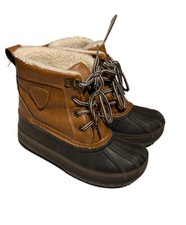 London Fog Boots Kids Youth Collection Faux 63K300 LFK Cheshire Sz 13 Girls