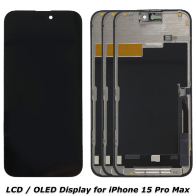 US OLED Display LCD Touch Screen Assembly Replacement for iPhone 15 Pro Max Lot