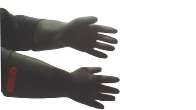 NEW NOVAX 150-0-14/9 Electrical Rated Rubber Gloves, Class 0, SIze 9, 14'' Length